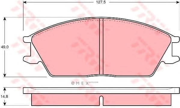 OEM PAD KIT, DISC BRAKE GDB373