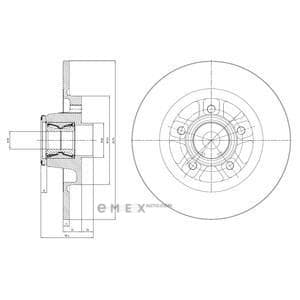 OEM BRAKE ROTOR BG9113RSC