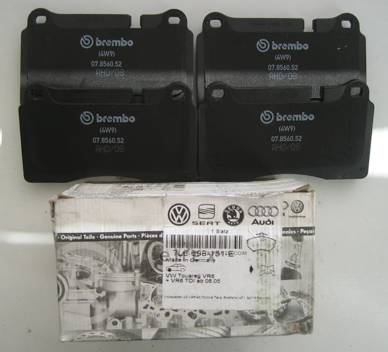 OEM PAD KIT, DISC BRAKE 7L6698151J