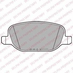 OEM BRAKE PAD AXLE SET LP2297