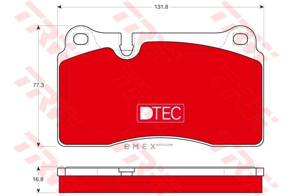 OEM PAD KIT, DISC BRAKE GDB1670DTE