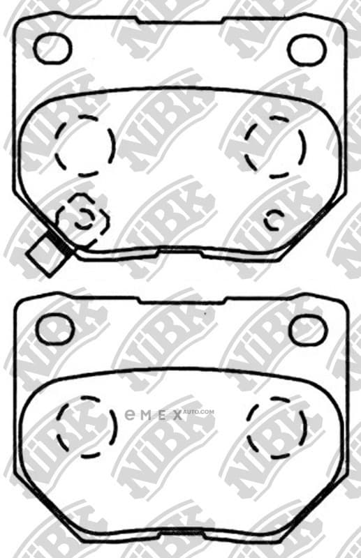 OEM PAD KIT, DISC BRAKE PN7800S