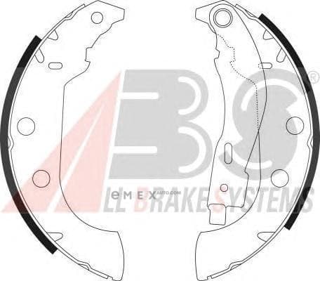 OEM Brake Shoes/ABS 9029