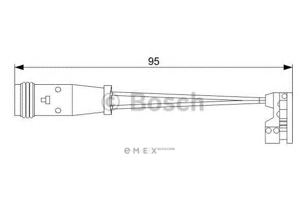 OEM SENSOR ASSY, BRAKE PAD WEAR 1987473006