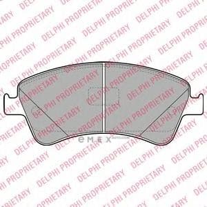 OEM BRAKE PAD AXLE SET LP2104