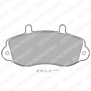 OEM BRAKE PAD AXLE SET LP1406