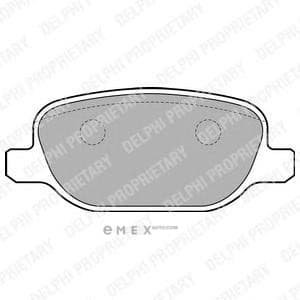 OEM BRAKE PAD AXLE SET LP1845