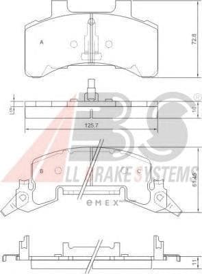 OEM Brake Pads/USA 38289