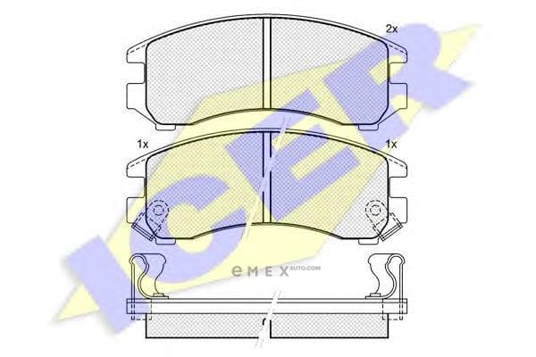 OEM BRAKE PAD NISSAN 180810