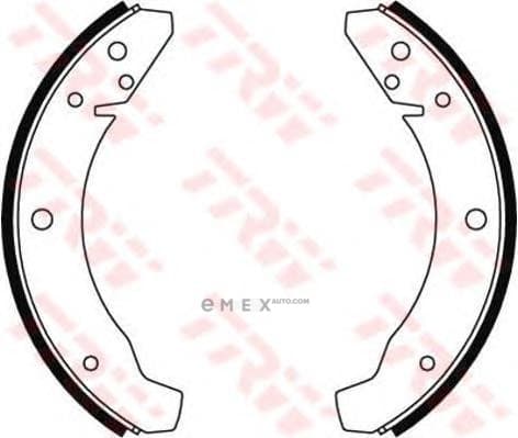 OEM SHOE KIT, DRUM BRAKE GS8025