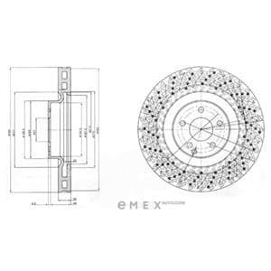 OEM BRAKE DISC (SINGLE PACK) BG9878