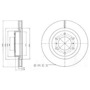 OEM BRAKE DISC (DOUBLE PACK) BG4228