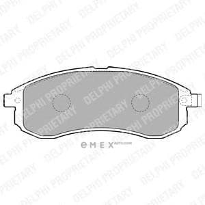 OEM BRAKE PAD AXLE SET LP1808