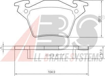 OEM Brake Pads/ABS 37104