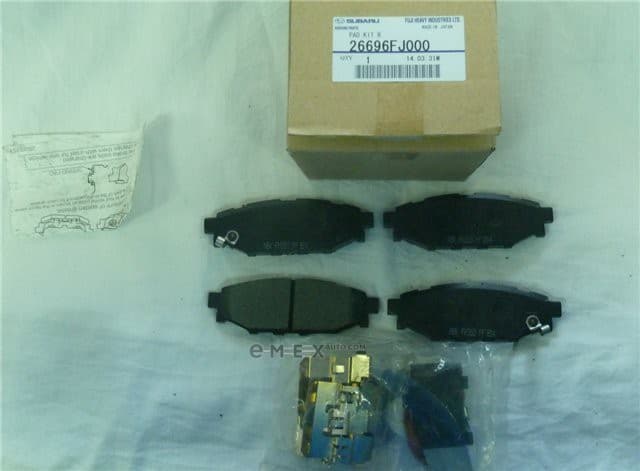 OEM PAD KIT, DISC BRAKE 26696FJ000