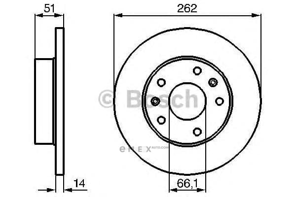 OEM BREMSSCHEIBE 0986478991