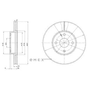 OEM BRAKE DISC (DOUBLE PACK) BG2804