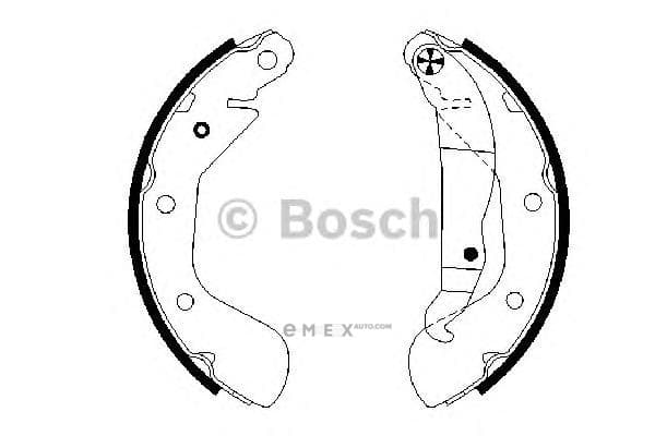 OEM BREMSBACKE 0986487614