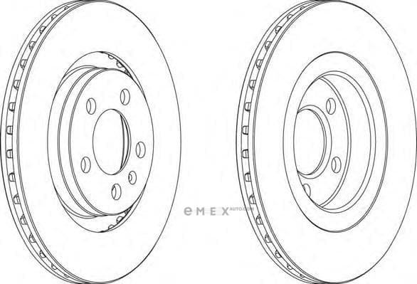 OEM BRAKE ROTOR DDF928