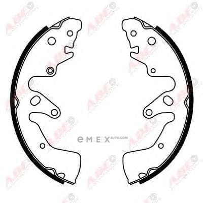 OEM SHOE KIT, DRUM BRAKE C08026ABE