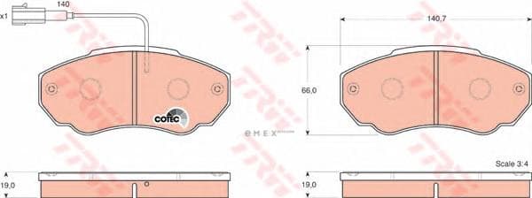 OEM BRAKE PAD GDB1517