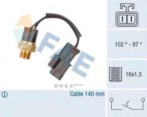 OEM ENGINE COOLING FAN SWITCH 37520