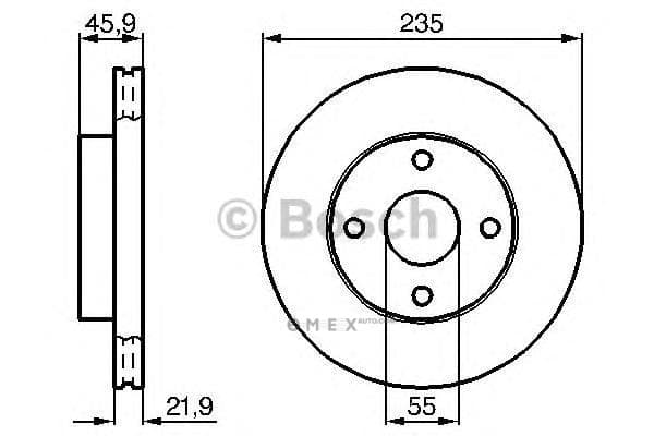 OEM BREMSSCHEIBE 0986478787