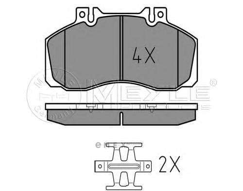 OEM DISC BRAKE PAD SET 0252983521