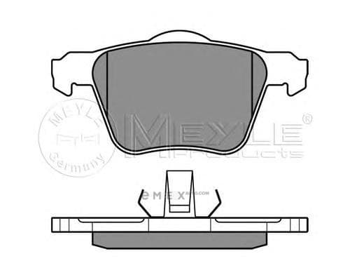 OEM Brake Pad Set, disc brake 0252414218