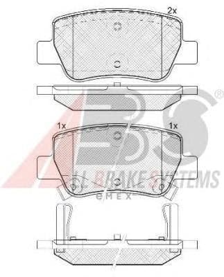 OEM Brake Pads/ABS 37737