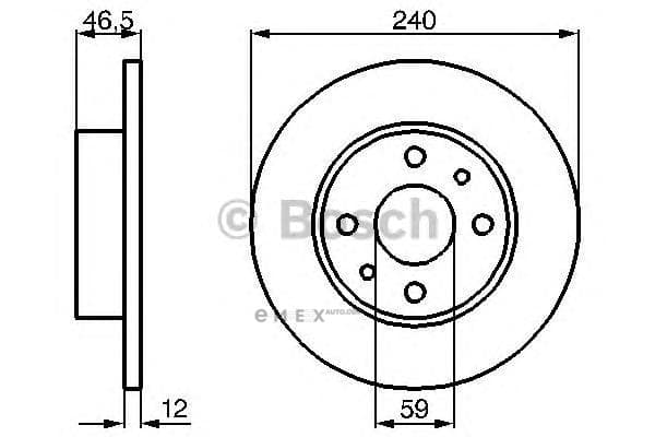 OEM BREMSSCHEIBE 0986478353