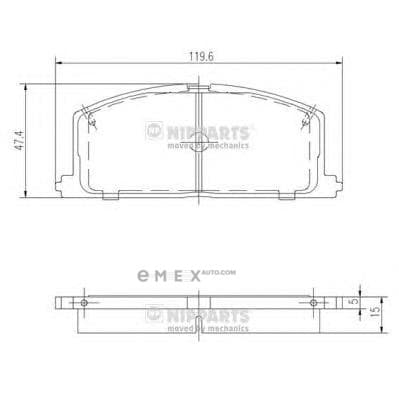 OEM PAD KIT,DISC J3602035