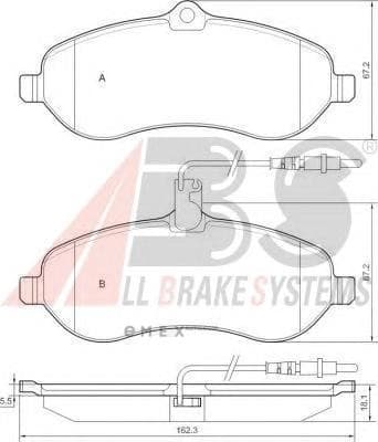 OEM Brake Pads/ABS 37589