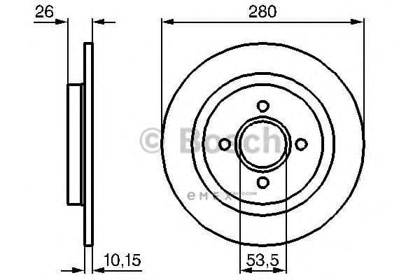 OEM BREMSSCHEIBE 0986479049