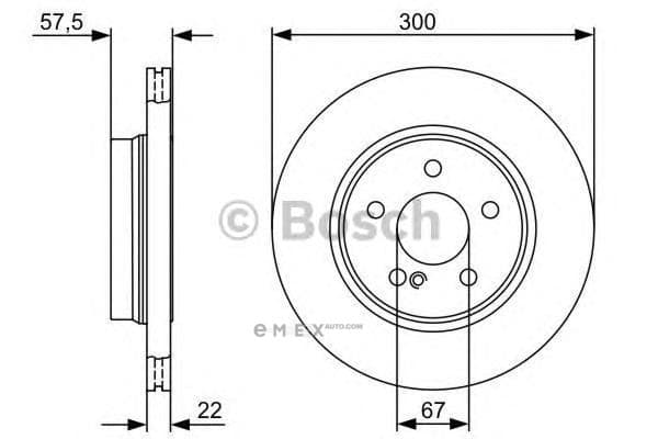 OEM Brake Disc 0986479411