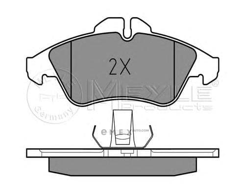 OEM DISC BRAKE PAD SET 0252157620