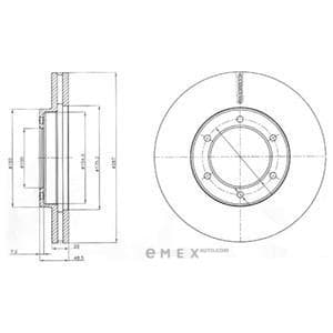 OEM BRAKE DISC (DOUBLE PACK) BG4209