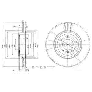 OEM BRAKE DISC (DOUBLE PACK) BG3830