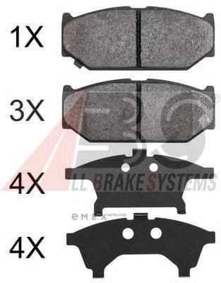 OEM Brake Pads/ABS 37893