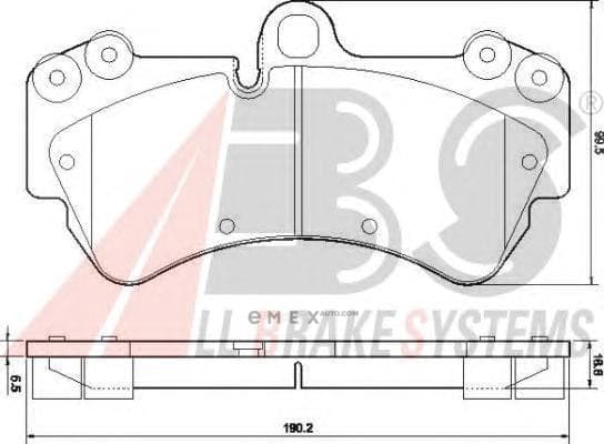 OEM Brake Pads/ABS 37445