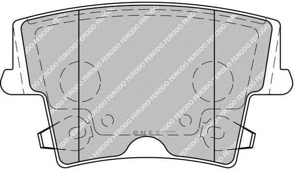 OEM PAD KIT, DISC BRAKE FDB1953