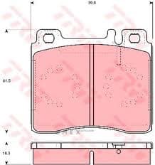 OEM PAD KIT, DISC BRAKE GDB113