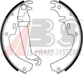 OEM Brake Shoes/ABS 8713