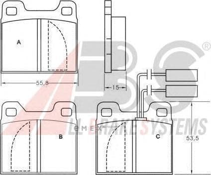 OEM Brake Pads/ABS 36013