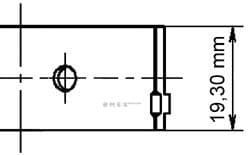 OEM CONNECTING ROD, BEARING 77272630