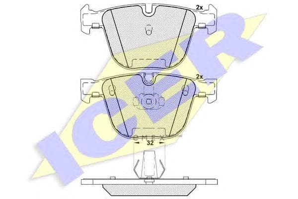 OEM BRAKE PAD RR BMW E60 181687