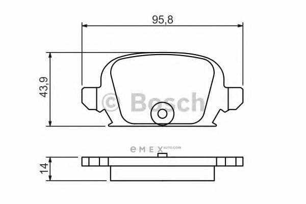 OEM BREMSBELAG 0986494340