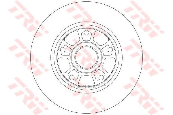 OEM BRAKE ROTOR DF6182