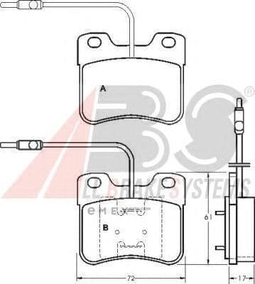 OEM Brake Pads/ABS 36598