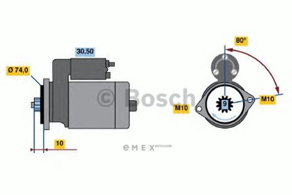 OEM ANLASSER I.A. 0986018701